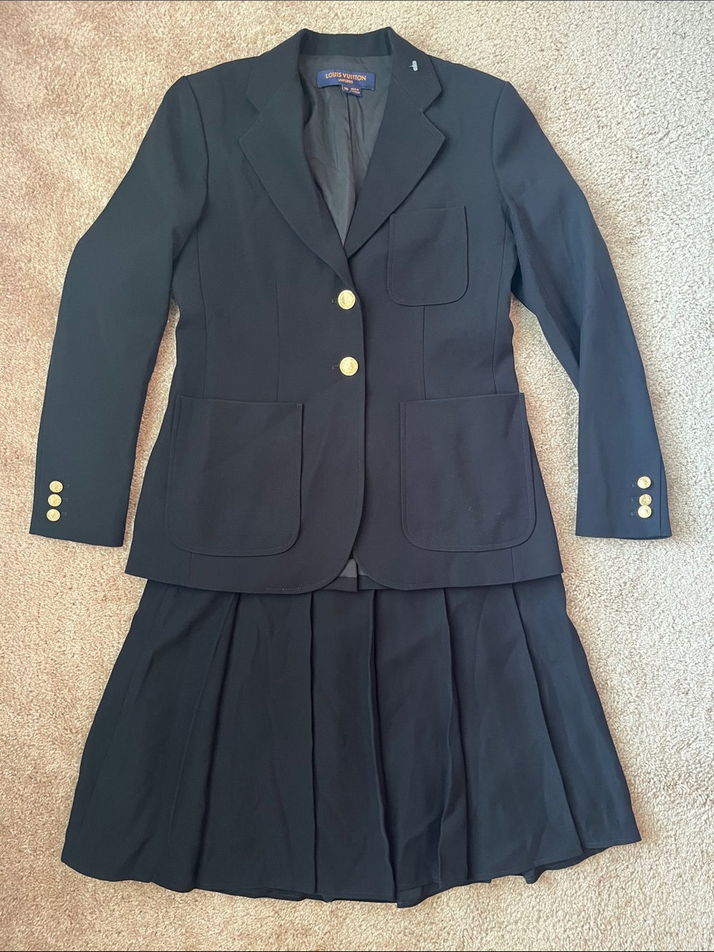 Louis Vuitton Uniform Suit Set